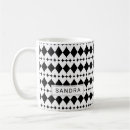 Search for black heart pattern mugs Modern