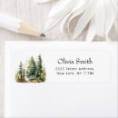 Search for forest trees return address labels Elegant