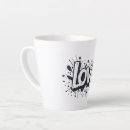 Search for monochrome mugs Typography