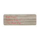 Search for wood planks return address labels Barn