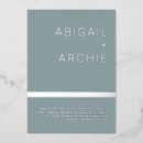 Search for mint and silver wedding invitations Green