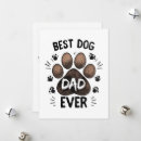 Search for paw print cards Best dog dad ever