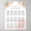 Search for templates wedding seating charts Watercolor floral