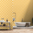 Search for orange and white art Retro