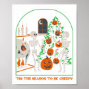 Search for black and white cat skeleton art Pumpkin king