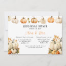 Search for pumpkin rehearsal dinner invitations Watercolor