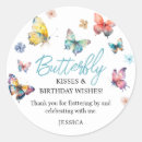 Search for butterfly thank you tag stickers For kids