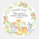 Search for jungle zoo party stickers Thank you
