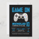 Search for game controller invitations Blue