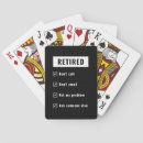 Search for funny retirement playing cards Dad