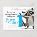 Search for raccoon funny birthday invitations Racoon