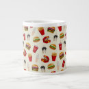 Search for burger and fries mugs Fast food