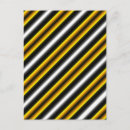 Search for yellow stripe postcards Black