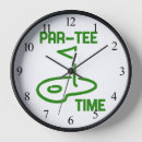 Search for father time clocks Golfer