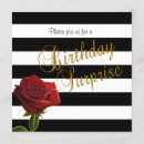 Search for red rose black and white invitations Beautiful
