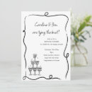 Search for couples shower invitations Black and white