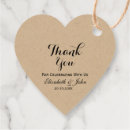 Search for rustic thank you wedding favour tags Elegant