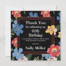 Search for 60th birthday thank you cards Modern