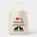 Search for miniature schnauzer tote bags Heart