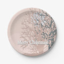 Search for pink christmas paper plates Illustration