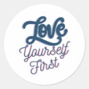 Search for self love quote stickers Mental health