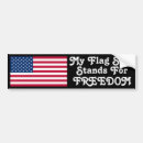 Search for flag bumper stickers Freedom