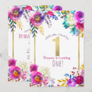 Search for modern 1st birthday invitations Summer
