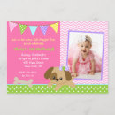 Search for chevron 1st birthday invitations Girl