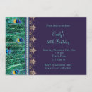 Search for gold peacock invitations 50th