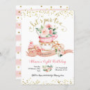Search for par tea invitations Pink and gold