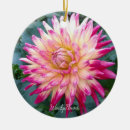 Search for dahlia flower christmas tree decorations Pink