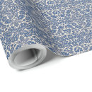 Search for blue and white floral wrapping paper Foliage