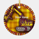 Search for excavator christmas tree decorations Bulldozer