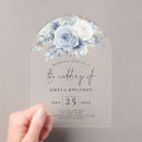 Search for blue botanical invitations Minimalist