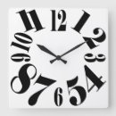 Search for black white large numbers clocks Modern