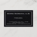 Search for advocate business cards Barrister