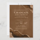 Search for brown and gold graduation invitations Graduate