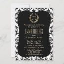 Search for damask graduation invitations Formal