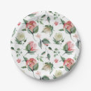 Search for rustic bridal shower plates Blush pink