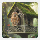 Search for bird house stickers Owl