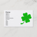 Search for four leaf clover business cards Ireland