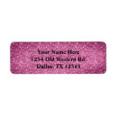 Search for glitz return address labels Glitter
