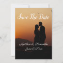 Search for silhouette save the dates Sunset