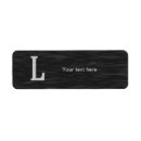 Search for embossed return address Modern