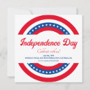 Search for flag day invitations Red white and blue