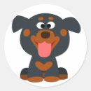 Search for rottweiler dog stickers Cartoon