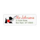 Search for scottie return address labels Dog