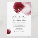 Search for red wine invitations White