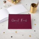 Search for burgundy guest books Foil