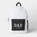 Search for new year backpacks Dad established